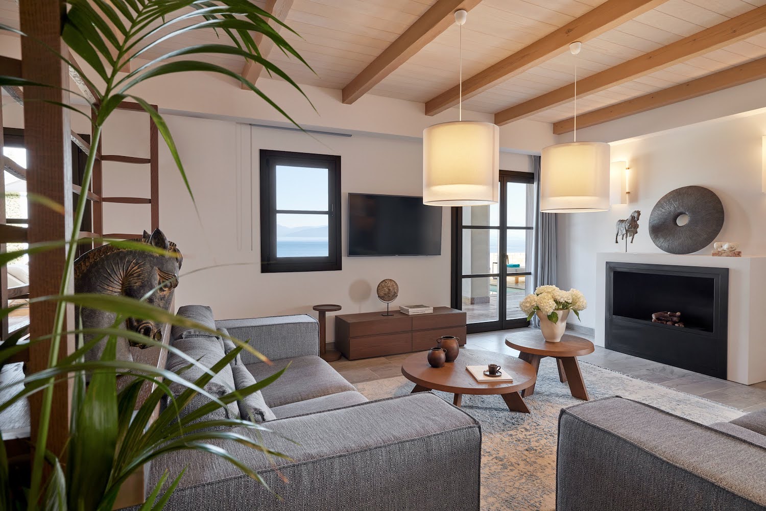 corfu villa with pool